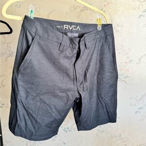 RVCA shorts mid length grey 30 waist